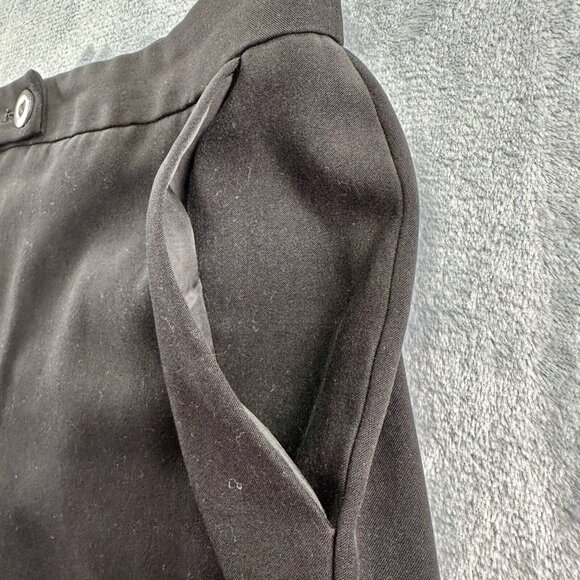Coldwater Creek Bootcut Trouser Size 14 Black Flat Front, Side Pockets Tab Front - Picture 8 of 12